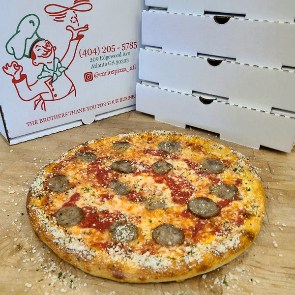5 pizzas de salchicha
